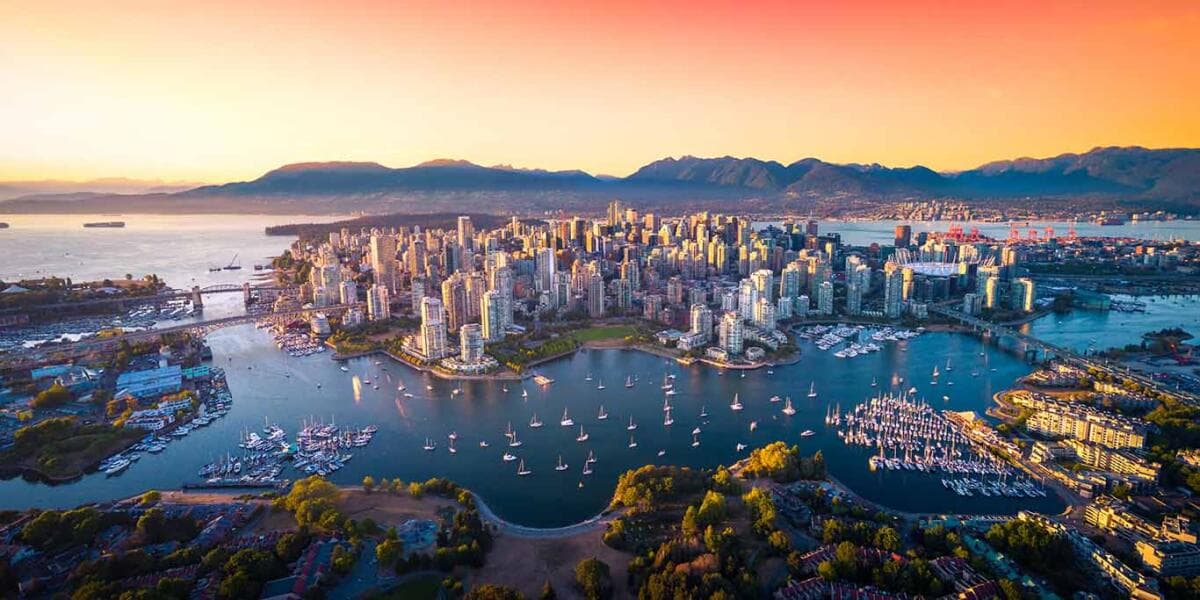 British Columbia skyline